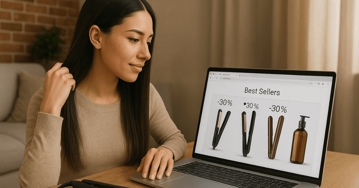 Melhores sites para comprar produtos de alisamento de cabelo com descontos