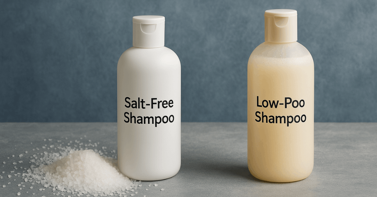 Shampoo sem sal vs. shampoo low poo: qual é melhor?