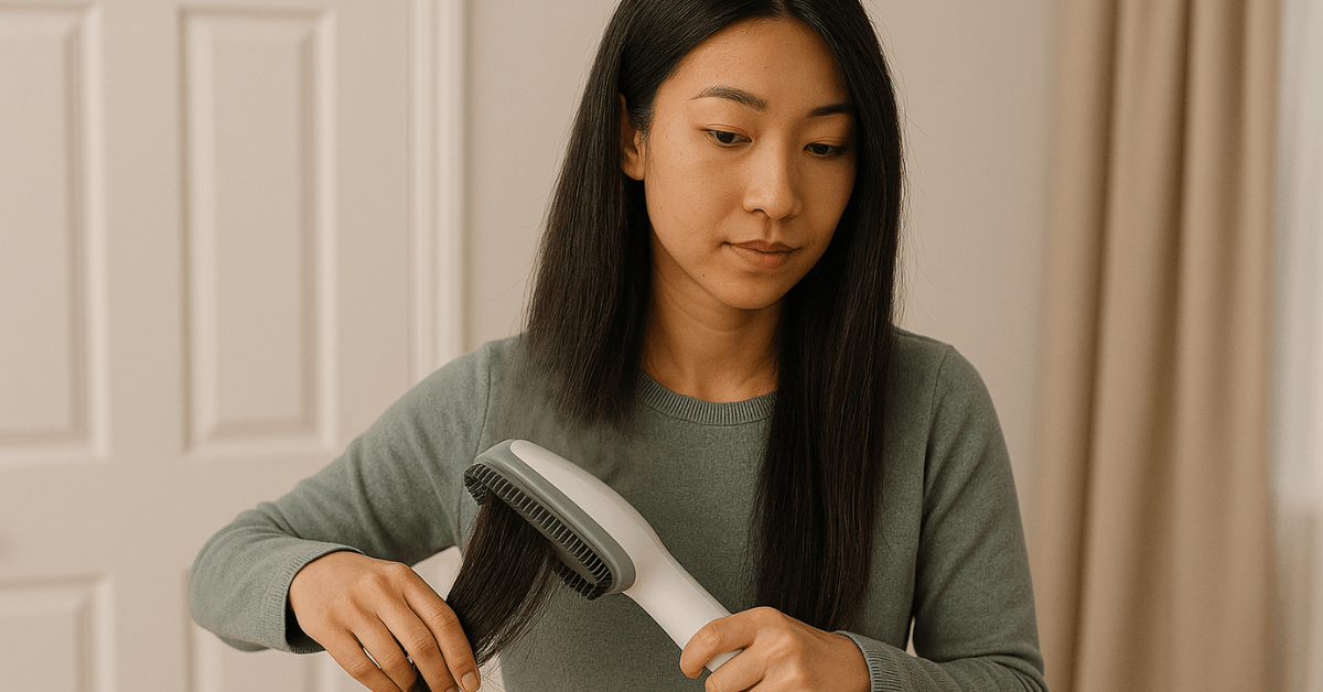 Como usar uma escova a vapor para resultados mais duradouros