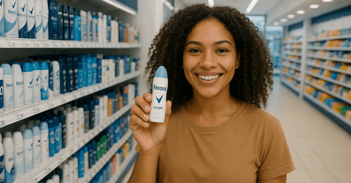 Saiba como receber amostras grátis da Rexona