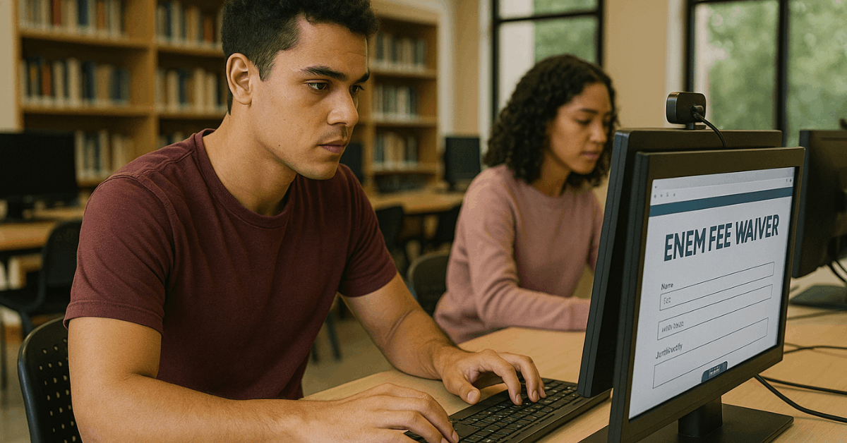 Como solicitar a isenção da taxa do Enem pela internet
