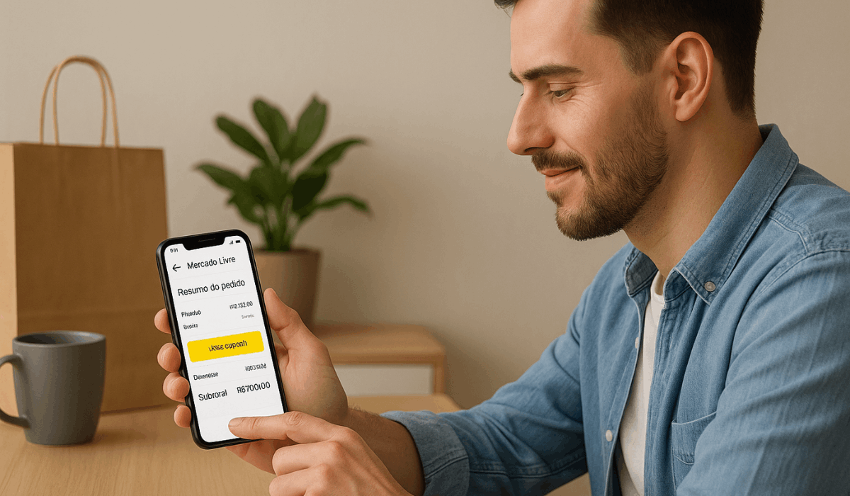 Descubra o app do Mercado Livre e aproveite cupons exclusivos